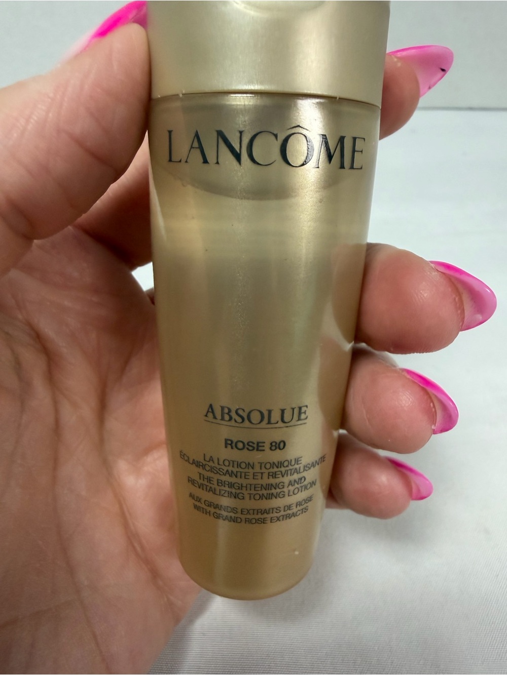 Lancôme Absolue Rose 80 Brightening Toning Lotion - Gold Finish